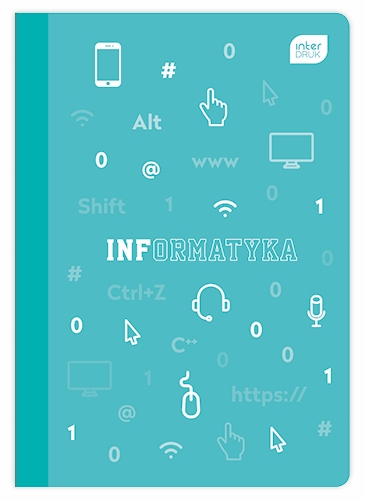Zeszyt A5/60k 70g PP Informatyka Interdruk ze ściągą